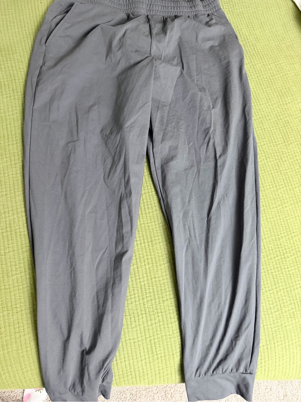 iris Men's Gray Elastic-Waist Jogger Pants